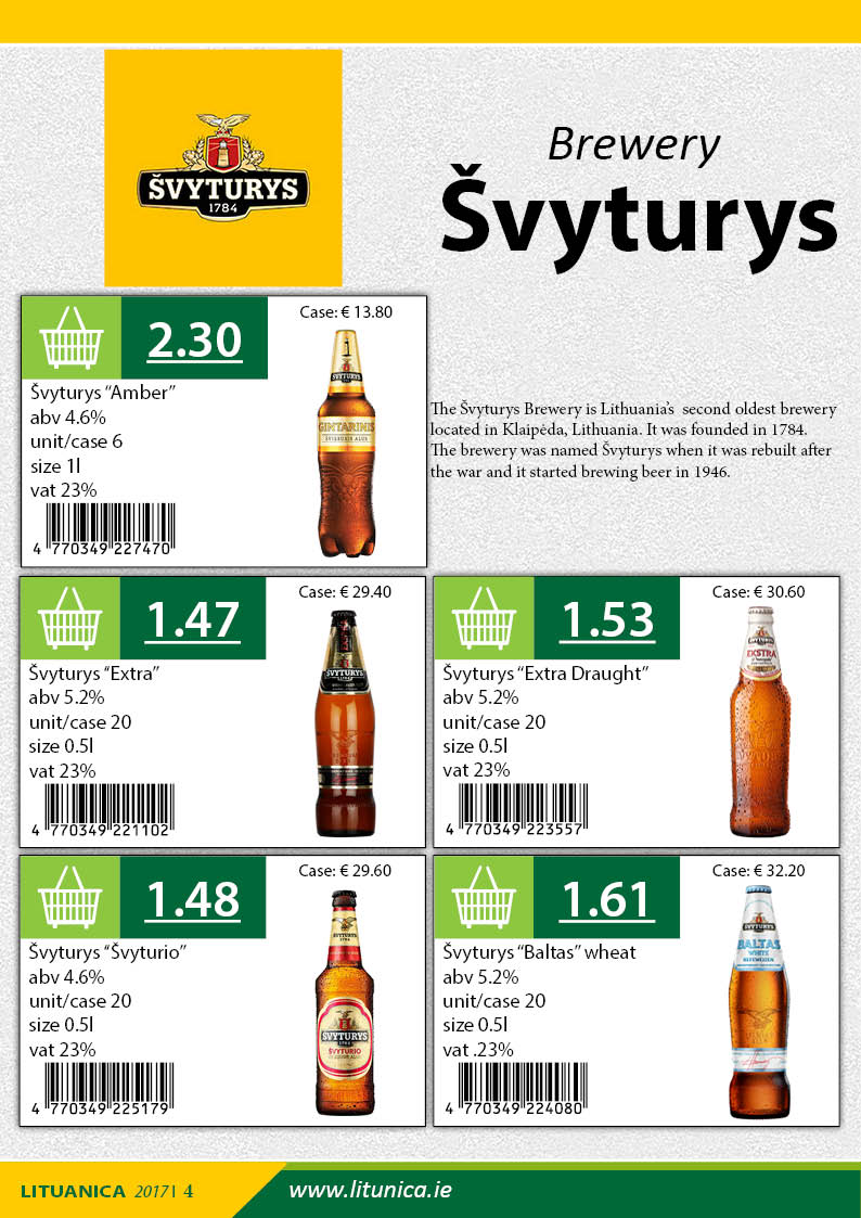 Lituanica Ireland Alcohol Catalogue Lituanica Ireland