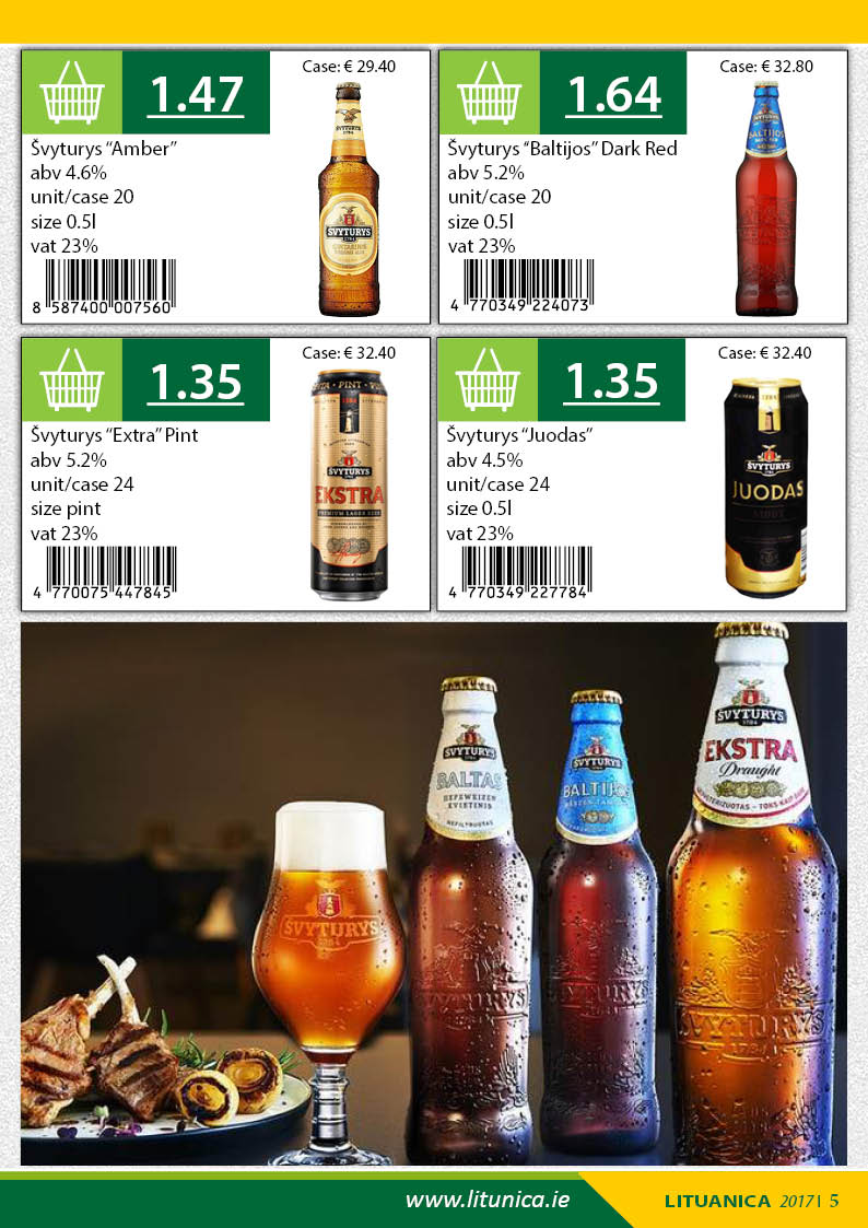 Lituanica Ireland Alcohol Catalogue Lituanica Ireland