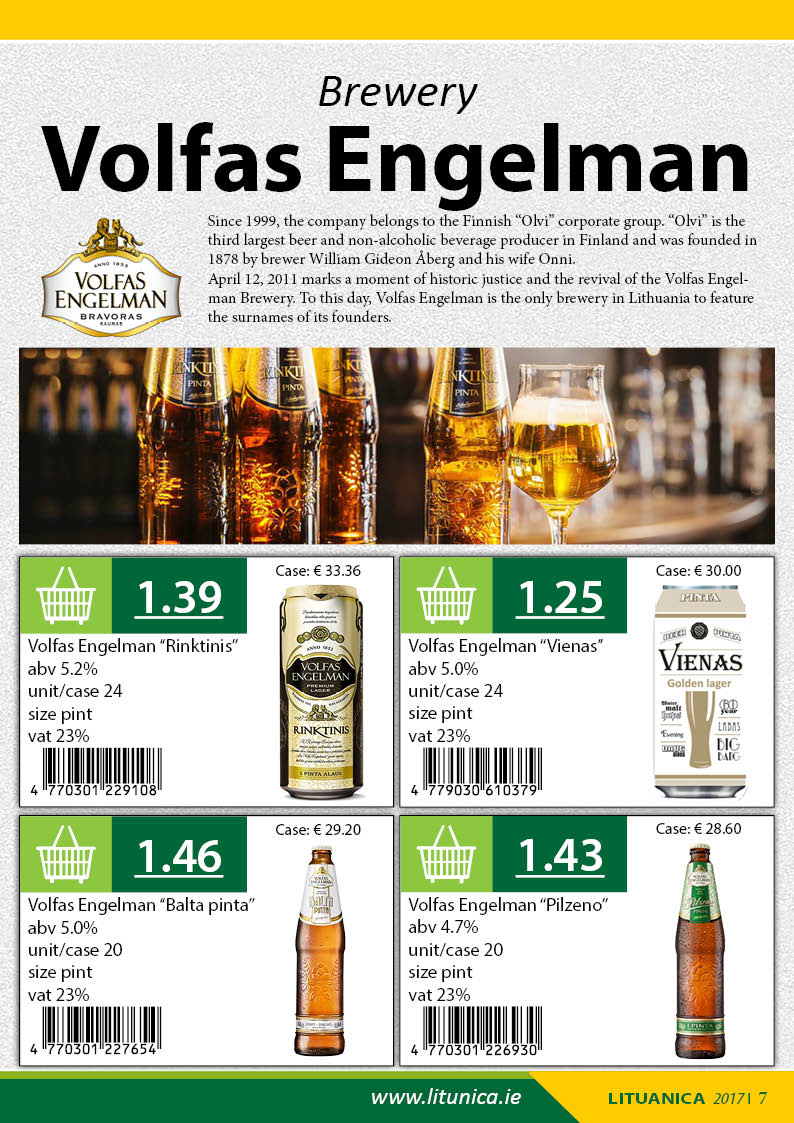 Lituanica Ireland Alcohol Catalogue Lituanica Ireland